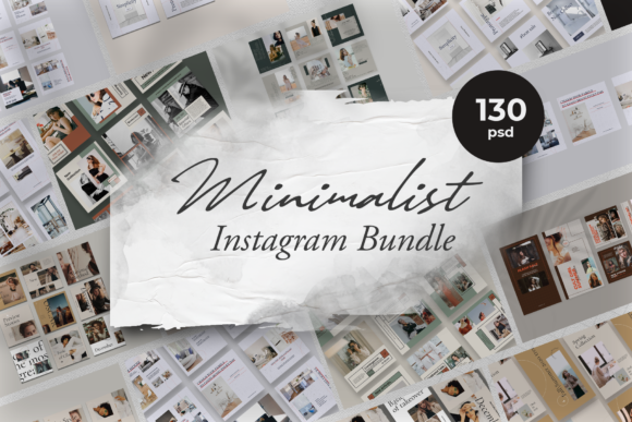 Download 130 Minimalist Instagram Bundle - Instagram bundle Collection