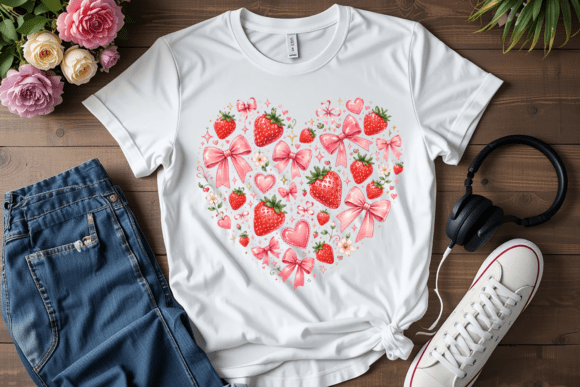 Download Coquette Strawberry PNG Clipart - Premium Bundle